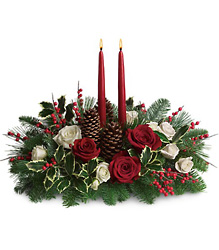 Christmas Wishes Centerpiece from Boulevard Florist Wholesale Market